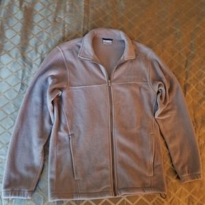 Womens Light Gray Columbia Fleece Jacket Size S